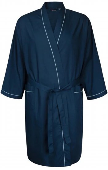 Espionage PJ091 Lightweight Bathrobe Navy - Ogrtači za kupanje/ručnici - Muške Ogrtači za kupanje veliki brojevi