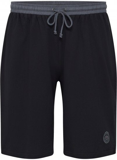 North Latitude Pyjama Shorts Black - Pidžame/Loungewear - Muške Pidžame Veliki Brojevi