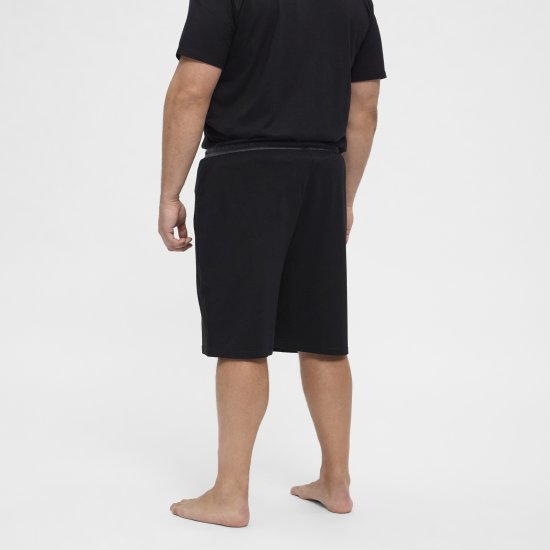 North Latitude Pyjama Shorts Black - Pidžame/Loungewear - Muške Pidžame Veliki Brojevi