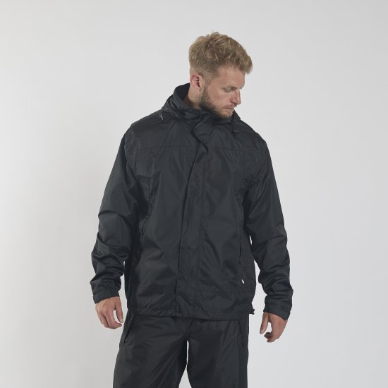 North Latitude Rain Jacket Black TALL - Sportska & za van odjeća - Muške Sportska Odjeća Veliki Brojevi