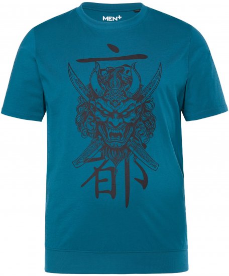 Men Plus T-Shirt Short Sleeve Lagoon Green - Majice Kratkih Rukava - Muške Majice Kratkih Rukava Veliki Brojevi 