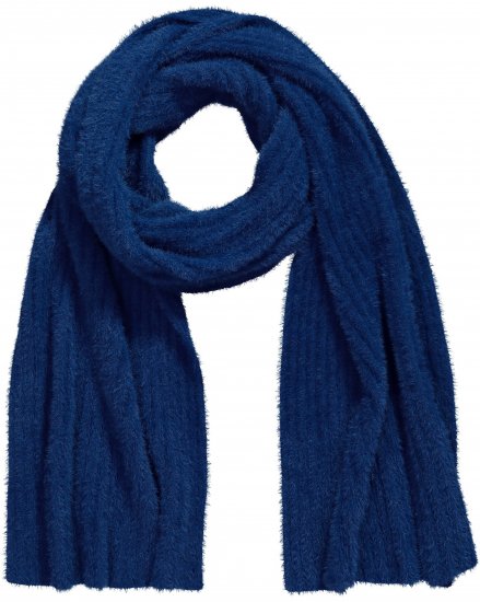 Ulla Popken Ribbed Knit Scarf Navy - Accessoarer - 