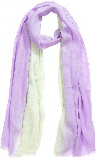 Ulla Popken Fringed Ombre Scarf Pistachio - Accessoarer - 