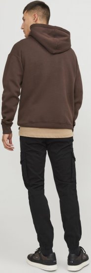 Jack & Jones Paul Flake Cargo Pants Black - Traperice & hlače - Muške Traperice i Hlače Veliki Brojevi