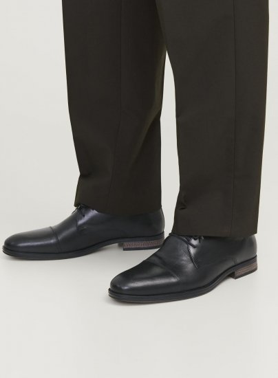 Jack & Jones Raymond Leather Shoes Anthracite - Muške cipele 40-52 - 