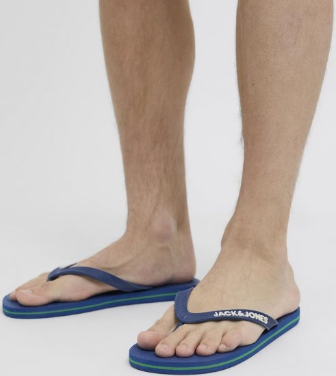 Jack & Jones Basic Flip Flop Slippers Blue Quartz - Muške cipele 40-52 - 