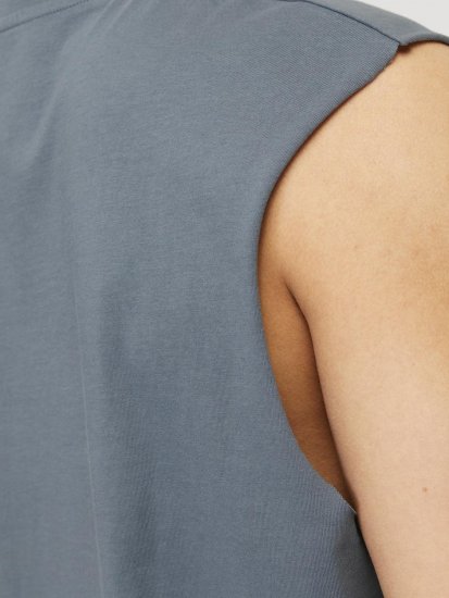 Jack & Jones VESTERBRO Sleeveless T-Shirt Stormy Weather - Majice Kratkih Rukava - Muške Majice Kratkih Rukava Veliki Brojevi 