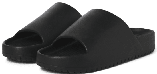 Jack & Jones Ripple Moulded Slider Slippers Anthracite - Muške cipele 40-52 - 