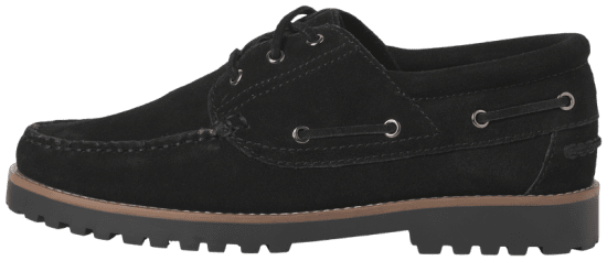 Jack & Jones Brooklyn Suede Boat Shoes Black - Muške cipele 40-52 - 