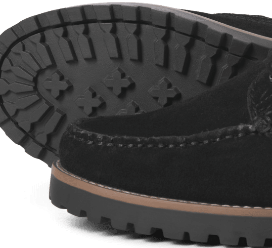 Jack & Jones Brooklyn Suede Boat Shoes Black - Muške cipele 40-52 - 