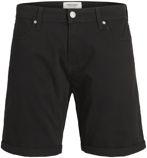 Jack & Jones Rick Dylan Original Shorts Black - Kratke hlače - Muške Kratke Hlače Veliki Brojevi 