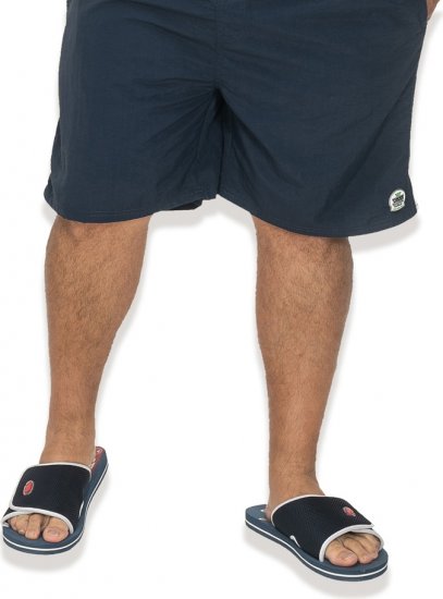 D555 DRAKE Slippers With Velcro Fastening Black - Muške cipele 40-52 - 