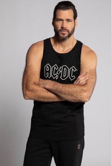 JP1880 AC/DC Graphic Comfort Fit Band Tank Top Black - Majice Kratkih Rukava - Muške Majice Kratkih Rukava Veliki Brojevi 