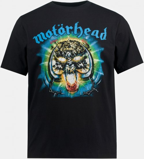 JP1880 Motörhead OVERKILL Theme Graphic Comfort Fit Band T-Shirt Black - Majice Kratkih Rukava - Muške Majice Kratkih Rukava Veliki Brojevi 