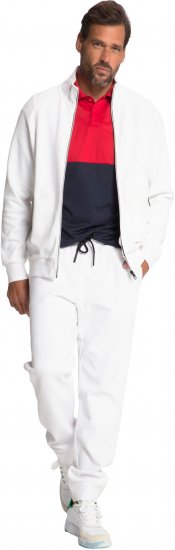 JP1880 Tennis Sweatshirt Snow White - Sportska & za van odjeća - Muške Sportska Odjeća Veliki Brojevi