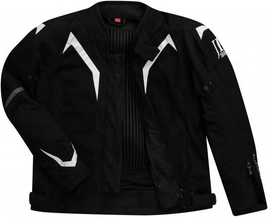 JP1880 3D Mesh Insert Motorcycle Jacket Black - Motociklistička odjeća plus size - Moto odjeća u velikim veličinama za muškarce