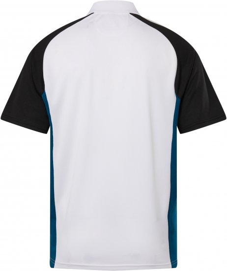 JP1880 FLEXNAMIC® QuickDry Tennis Polo Black-White-Blue - Sportska & za van odjeća - Muške Sportska Odjeća Veliki Brojevi