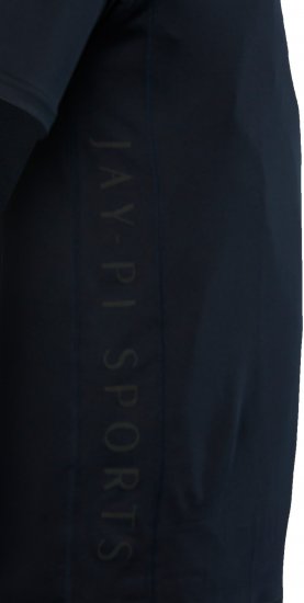 JP1880 QuickDry Side Prints Tennis T-Shirt Dark Navy - Sportska & za van odjeća - Muške Sportska Odjeća Veliki Brojevi
