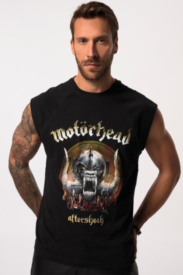 JP1880 Ozzy Motörhead Graphic Band T-Shirt Black - Majice Kratkih Rukava - Muške Majice Kratkih Rukava Veliki Brojevi 