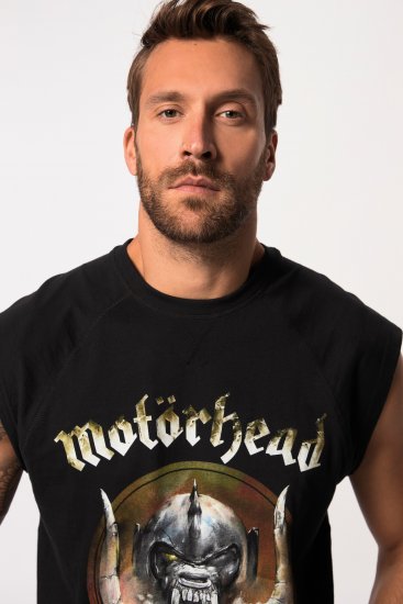 JP1880 Ozzy Motörhead Graphic Band T-Shirt Black - Majice Kratkih Rukava - Muške Majice Kratkih Rukava Veliki Brojevi 