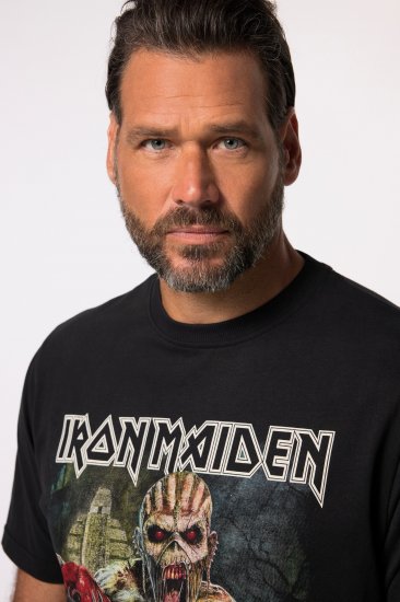 JP1880 Iron Maiden Eddie Attack Band T-Shirt Black - Majice Kratkih Rukava - Muške Majice Kratkih Rukava Veliki Brojevi 