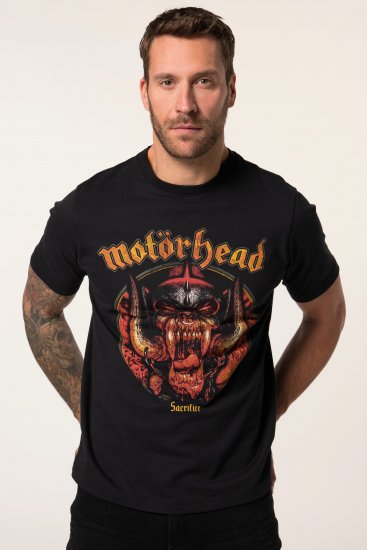 JP1880 Motörhead Sacrifice Band T-Shirt Black - Majice Kratkih Rukava - Muške Majice Kratkih Rukava Veliki Brojevi 