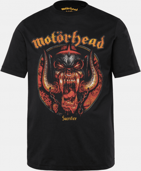 JP1880 Motörhead Sacrifice Band T-Shirt Black - Majice Kratkih Rukava - Muške Majice Kratkih Rukava Veliki Brojevi 