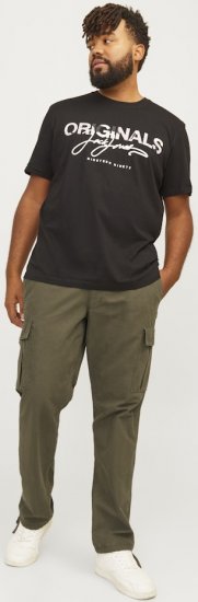 Jack & Jones KANE BARKLEY Cargopants Khaki - Traperice & hlače - Muške Traperice i Hlače Veliki Brojevi