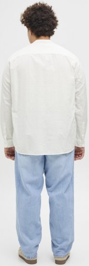Jack & Jones Breeze Poplin Long Sleeve Shirt White - Košulje - Muške Košulje Veliki Brojevi