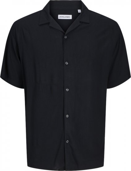 Jack & Jones Jeff Resort Shirt Black - Košulje - Muške Košulje Veliki Brojevi