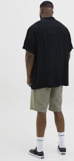 Jack & Jones Jeff Resort Shirt Black - Košulje - Muške Košulje Veliki Brojevi