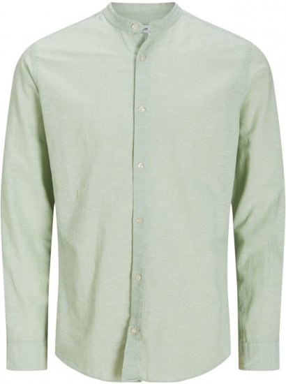 Jack & Jones Breeze Poplin Long Sleeve Shirt Iceberg Green - Košulje - Muške Košulje Veliki Brojevi
