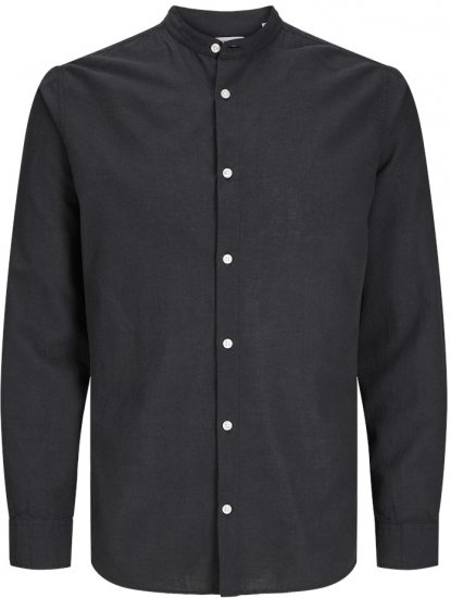 Jack & Jones Breeze Poplin Long Sleeve Shirt Black - Košulje - Muške Košulje Veliki Brojevi