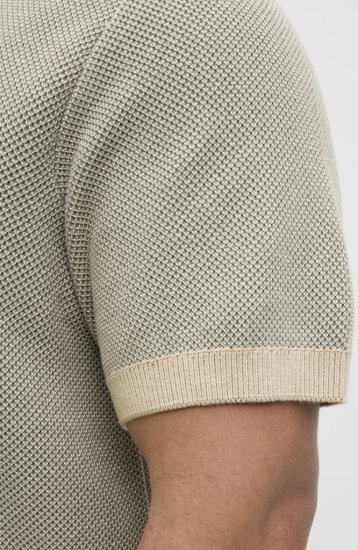 Jack & Jones Ceaston Knit Short Sleeve Sweater Vetiver - Puloveri & dukserice - Muške Puloveri & dukserice veliki brojevi