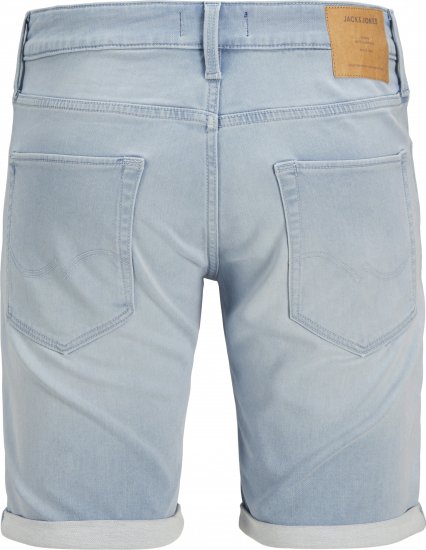 Jack & Jones Rick Icon I.K. Shorts Blue Denim - Kratke hlače - Muške Kratke Hlače Veliki Brojevi 