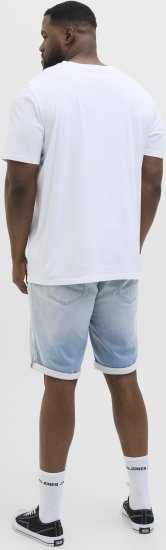 Jack & Jones Rick Icon I.K. Shorts Blue Denim - Kratke hlače - Muške Kratke Hlače Veliki Brojevi 