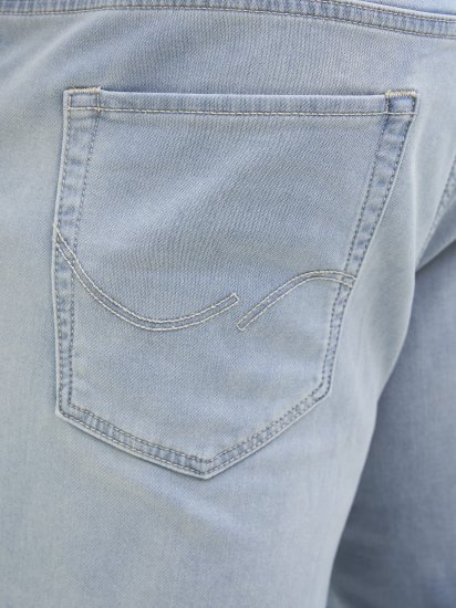 Jack & Jones Rick Icon I.K. Shorts Blue Denim - Kratke hlače - Muške Kratke Hlače Veliki Brojevi 