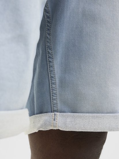 Jack & Jones Rick Icon I.K. Shorts Blue Denim - Kratke hlače - Muške Kratke Hlače Veliki Brojevi 