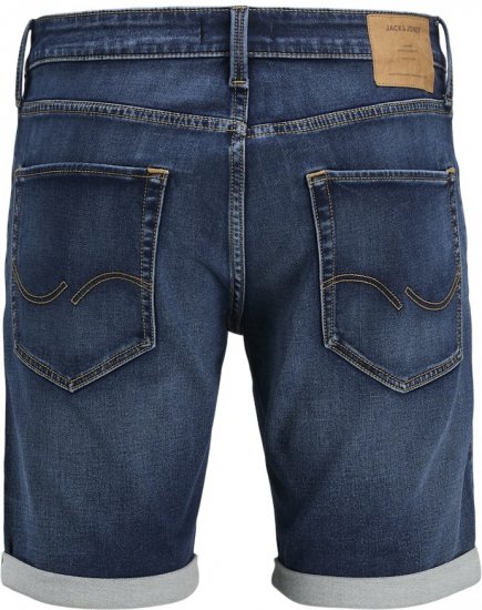 Jack & Jones Rick Con I.K. SHORTS GE 132 SN Blue Denim - Kratke hlače - Muške Kratke Hlače Veliki Brojevi 