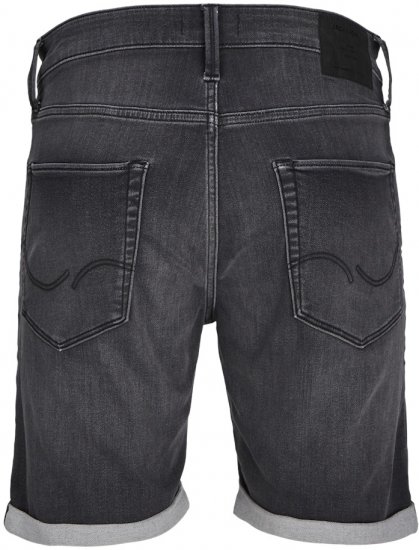 Jack & Jones Rick Con I.K. SHORTS Black Denim - Kratke hlače - Muške Kratke Hlače Veliki Brojevi 