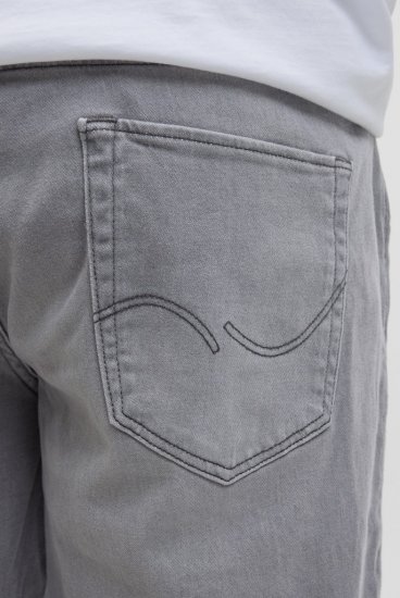 Jack & Jones Rick Icon I.K. GE 063 Shorts Grey Denim - Kratke hlače - Muške Kratke Hlače Veliki Brojevi 