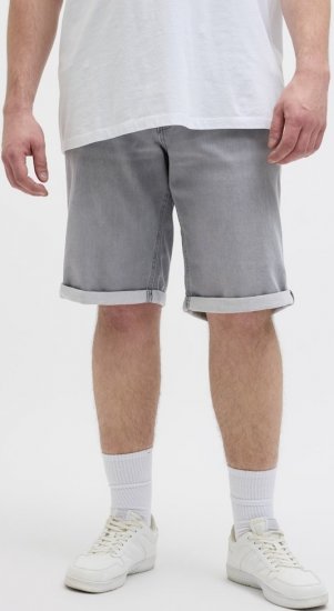 Jack & Jones Rick Icon I.K. GE 063 Shorts Grey Denim - Kratke hlače - Muške Kratke Hlače Veliki Brojevi 