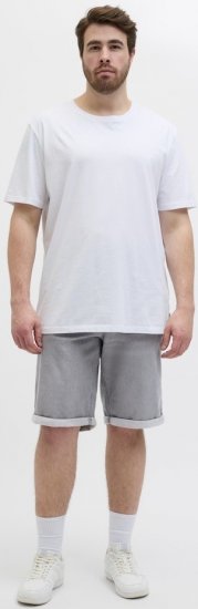 Jack & Jones Rick Icon I.K. GE 063 Shorts Grey Denim - Kratke hlače - Muške Kratke Hlače Veliki Brojevi 