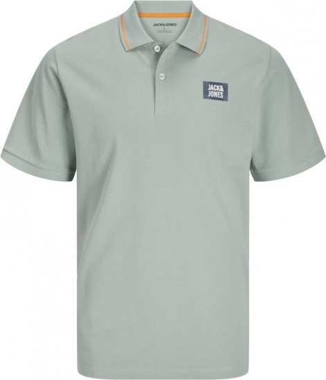 Jack & Jones Hudson Short Sleeve Polo Iceberg Green - Polo majice - Muške Polo Majice Veliki Brojevi