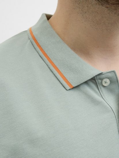 Jack & Jones Hudson Short Sleeve Polo Iceberg Green - Polo majice - Muške Polo Majice Veliki Brojevi