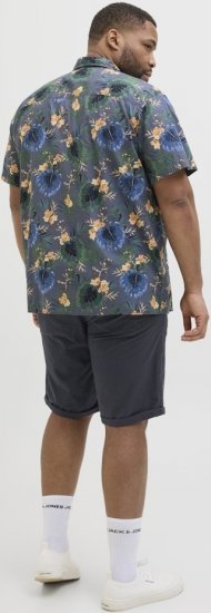 Jack & Jones Marco Erik Chino Shorts Navy Blazer - Kratke hlače - Muške Kratke Hlače Veliki Brojevi 