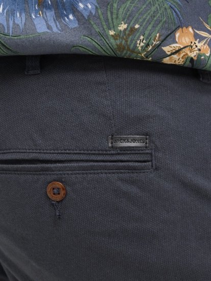 Jack & Jones Marco Erik Chino Shorts Navy Blazer - Kratke hlače - Muške Kratke Hlače Veliki Brojevi 