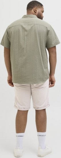 Jack & Jones Marco Erik Chino Shorts Grey - Kratke hlače - Muške Kratke Hlače Veliki Brojevi 