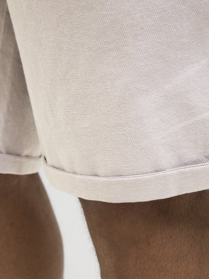 Jack & Jones Marco Erik Chino Shorts Grey - Kratke hlače - Muške Kratke Hlače Veliki Brojevi 