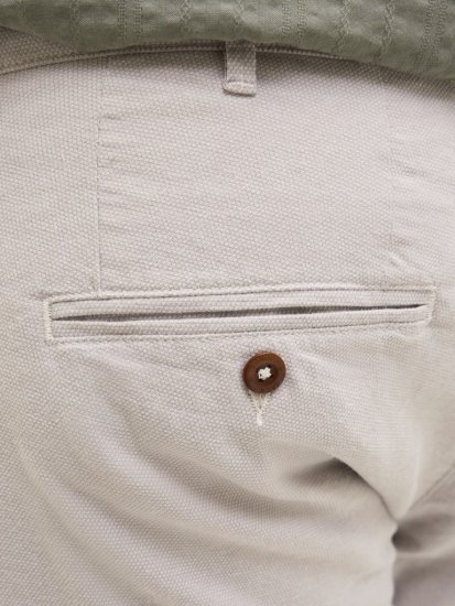 Jack & Jones Marco Erik Chino Shorts Grey - Kratke hlače - Muške Kratke Hlače Veliki Brojevi 